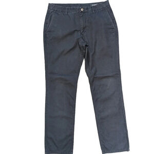 Bonobos Grey Slim Straight Washed Chinos 34/32